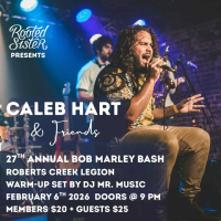 27th Annual BOB MARLEY NIGHT feat Caleb Hart & Friends Feb 6